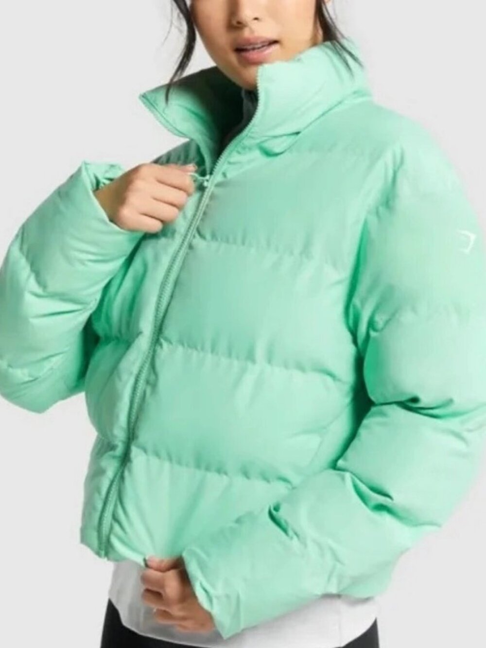 GYMSHARK women's winter puffer coat medium size